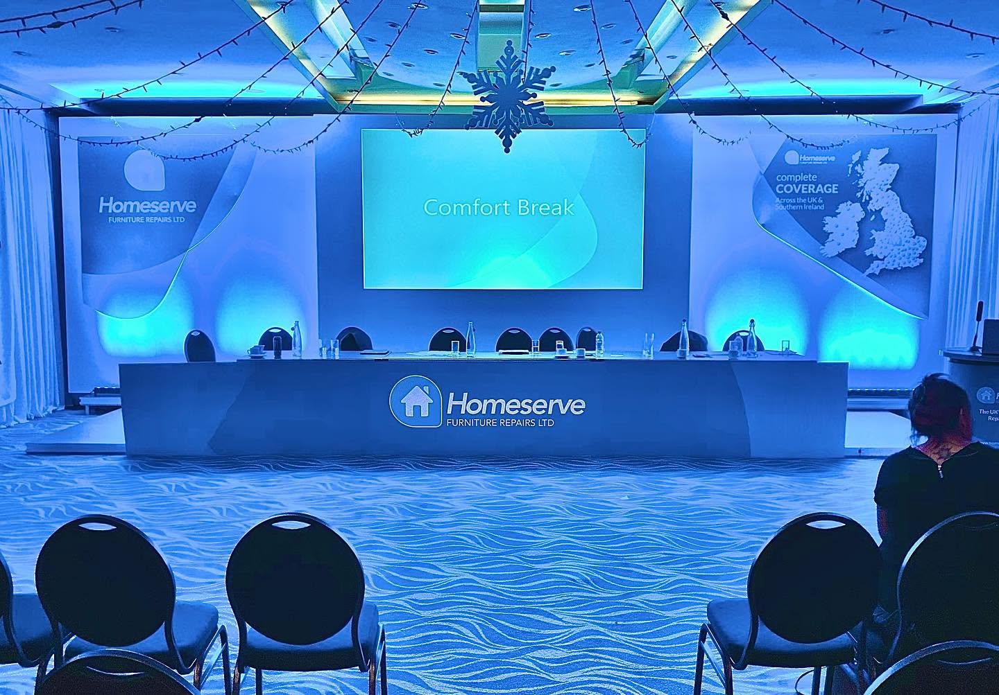 Projector screen and large presentation display