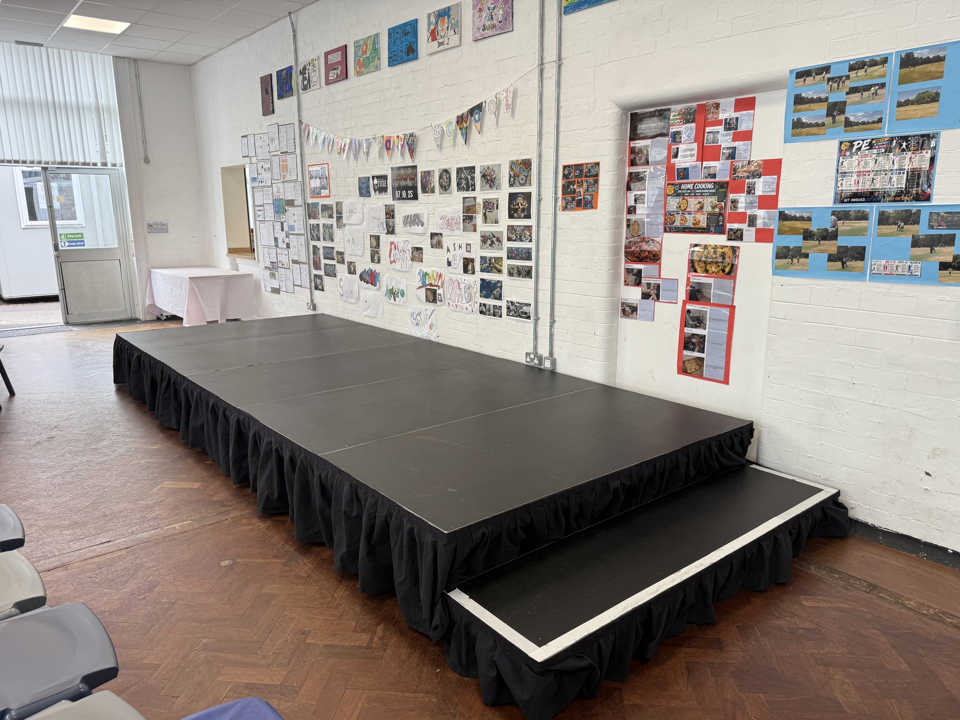 Stage and steps supplied for the Compass Schools Awards on 17th July 2026