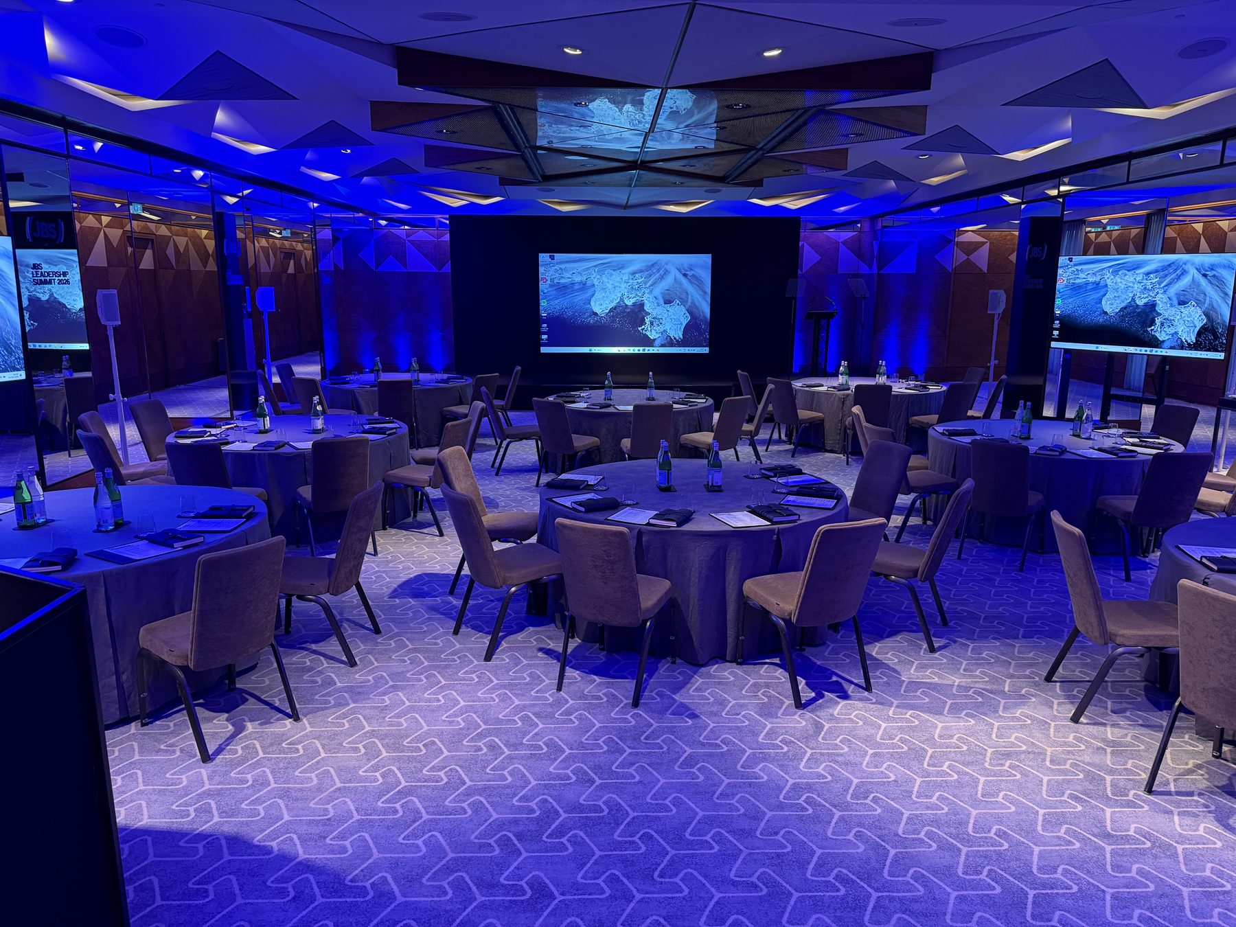 UK event equipment hire for conference rooms outside the West Midlands
