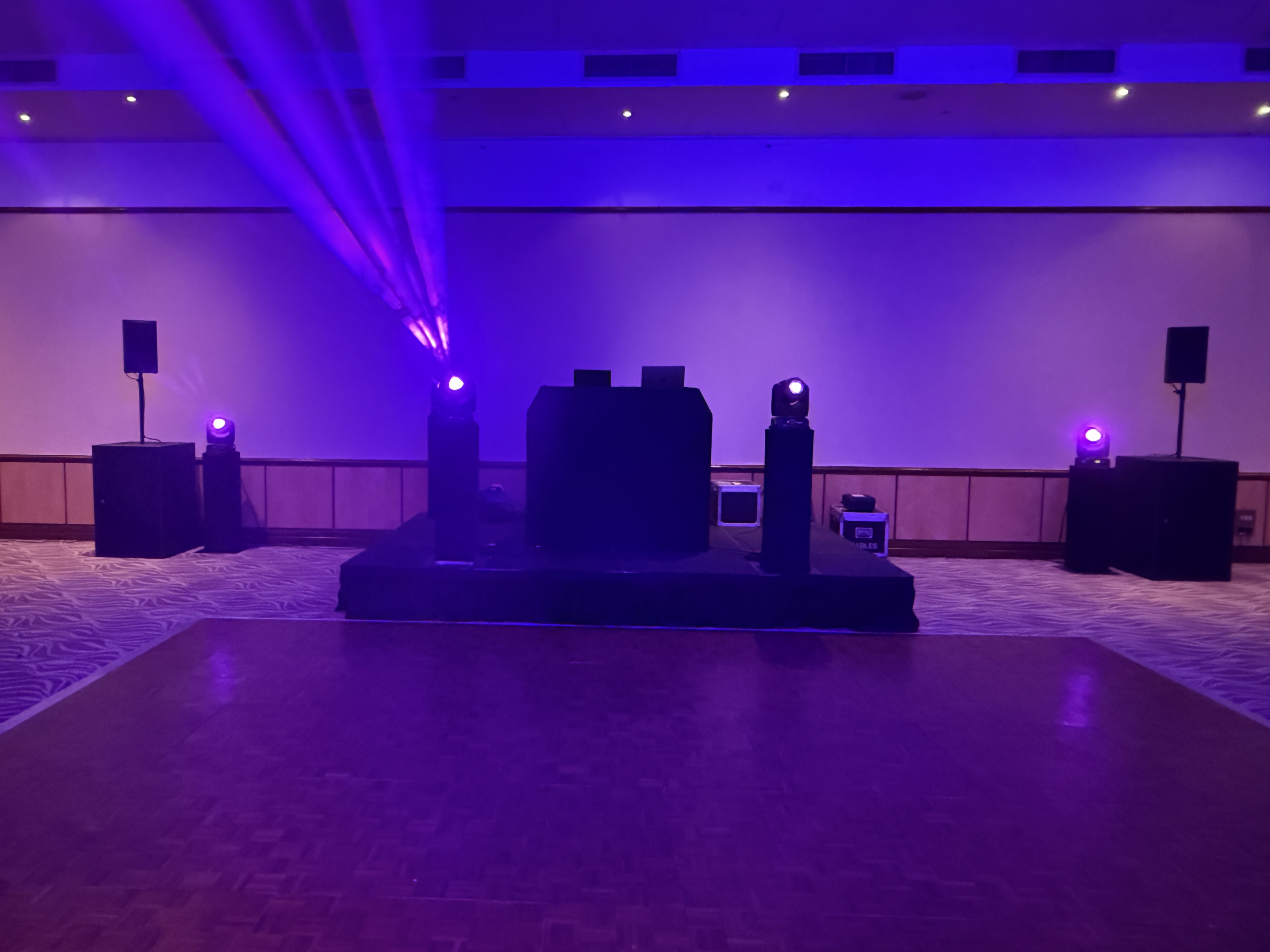 Prom disco and DJ setup supplied for St James Academy at Copthorne Hotel Merry Hill