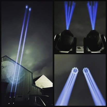 Testing powerful skybeams at the unit