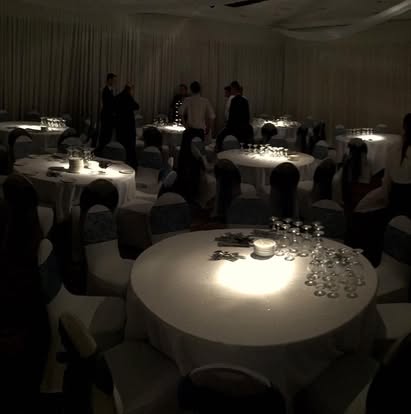 Table spotting effect across round event tables