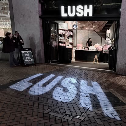 Image and gobo projection event setup