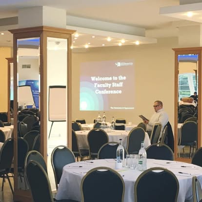 Meeting room projection setup