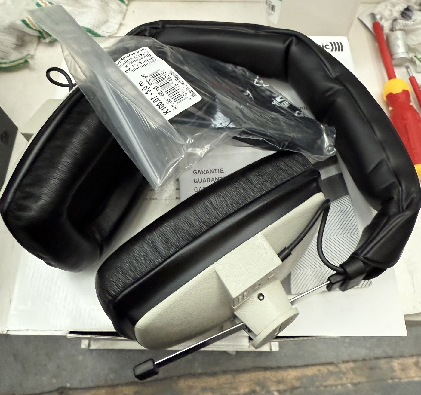 Boxed Beyerdynamic studio headphones available from Paul James Events