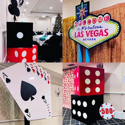 Las Vegas props collage