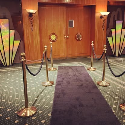 VIP ropes and carpet entrance props