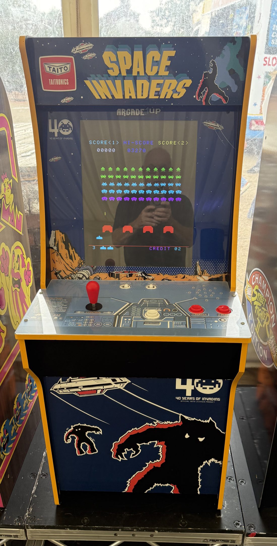 Space Invaders retro arcade machine available for event hire